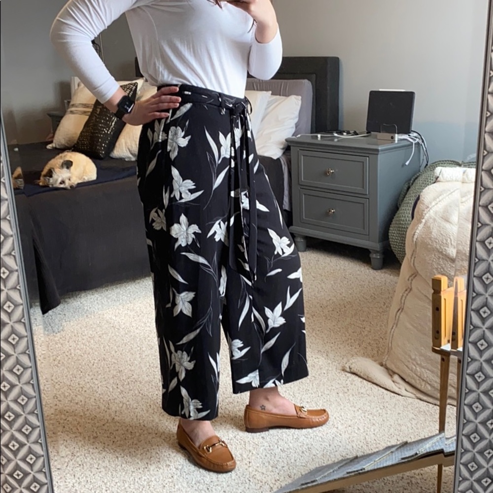 Black & White Palazzo Pants